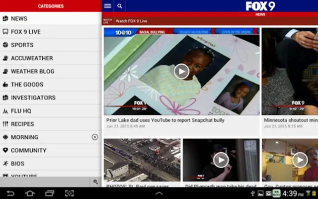 FOX 9 android App screenshot 0